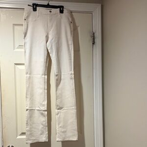 James Jeans High Class Straight Leg Jeans in Luna White 33